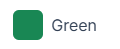 Color (green)